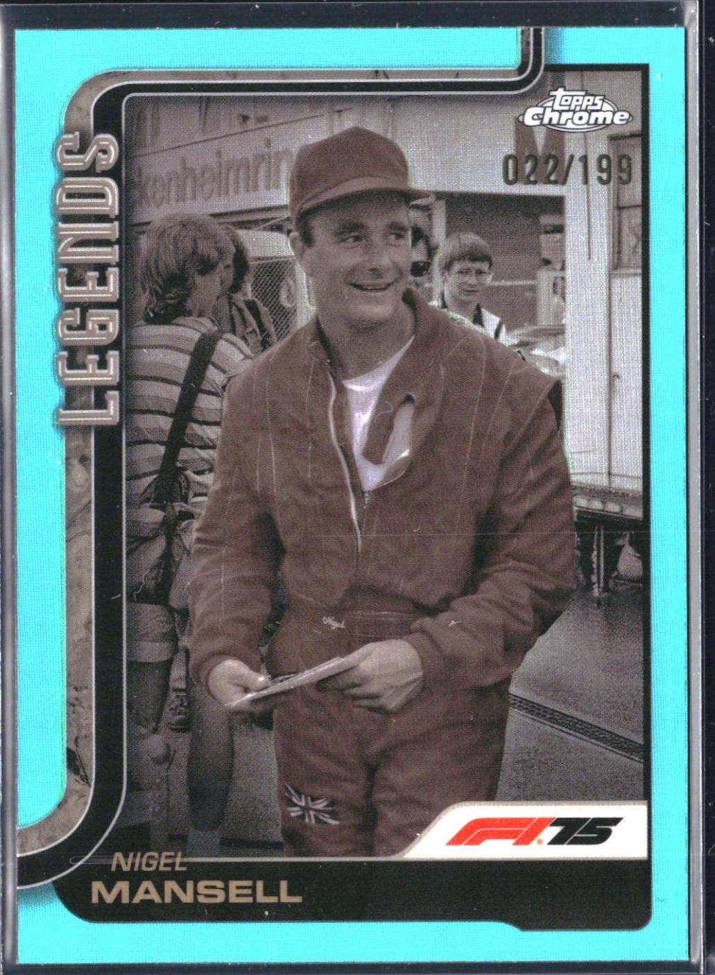Nigel Mansell [Aqua Refractor] #160