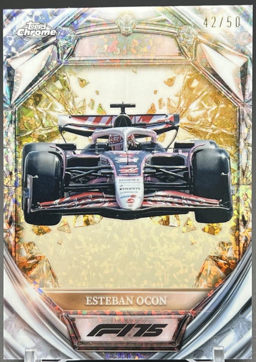 Esteban Ocon [Gold Mini-Diamond Refractor] #D75-33