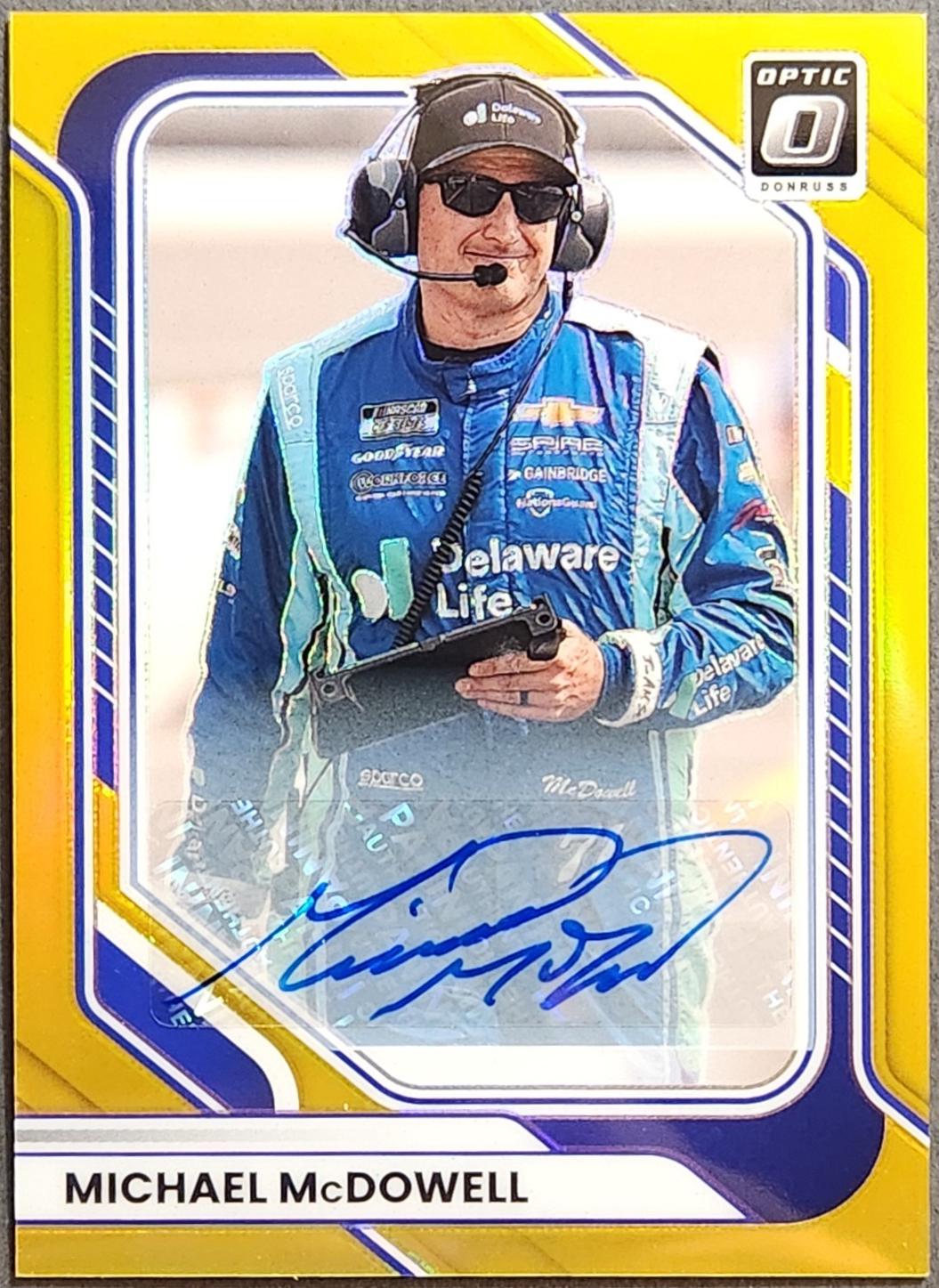 Michael McDowell [Gold Optic Signature] #59
