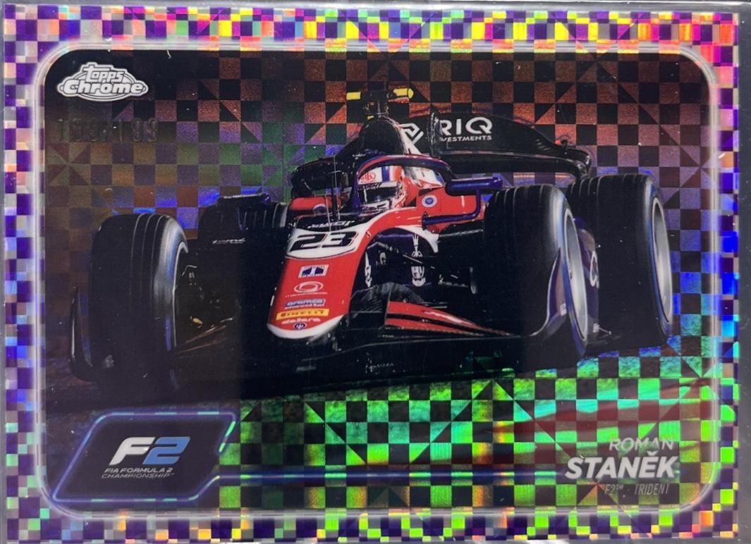 Roman Staněk [Checker Flag Purple Refractor] #110