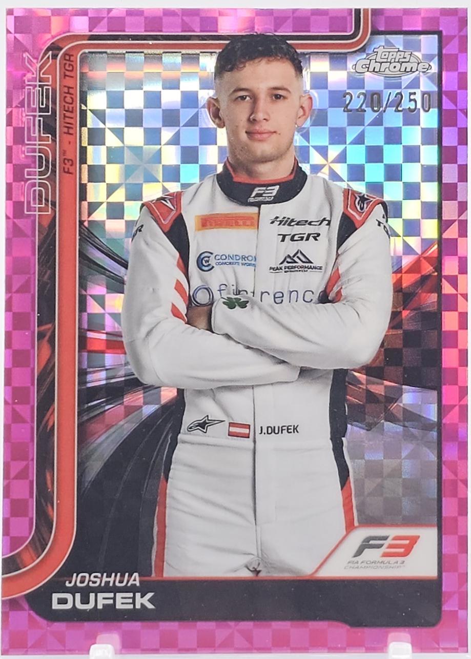 Joshua Dufek [Pink Checker Flag Refractor] #55