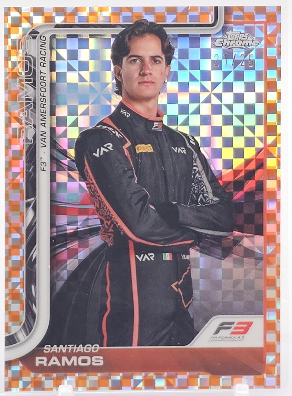 Santiago Ramos [Orange Checker Flag Refractor] #59