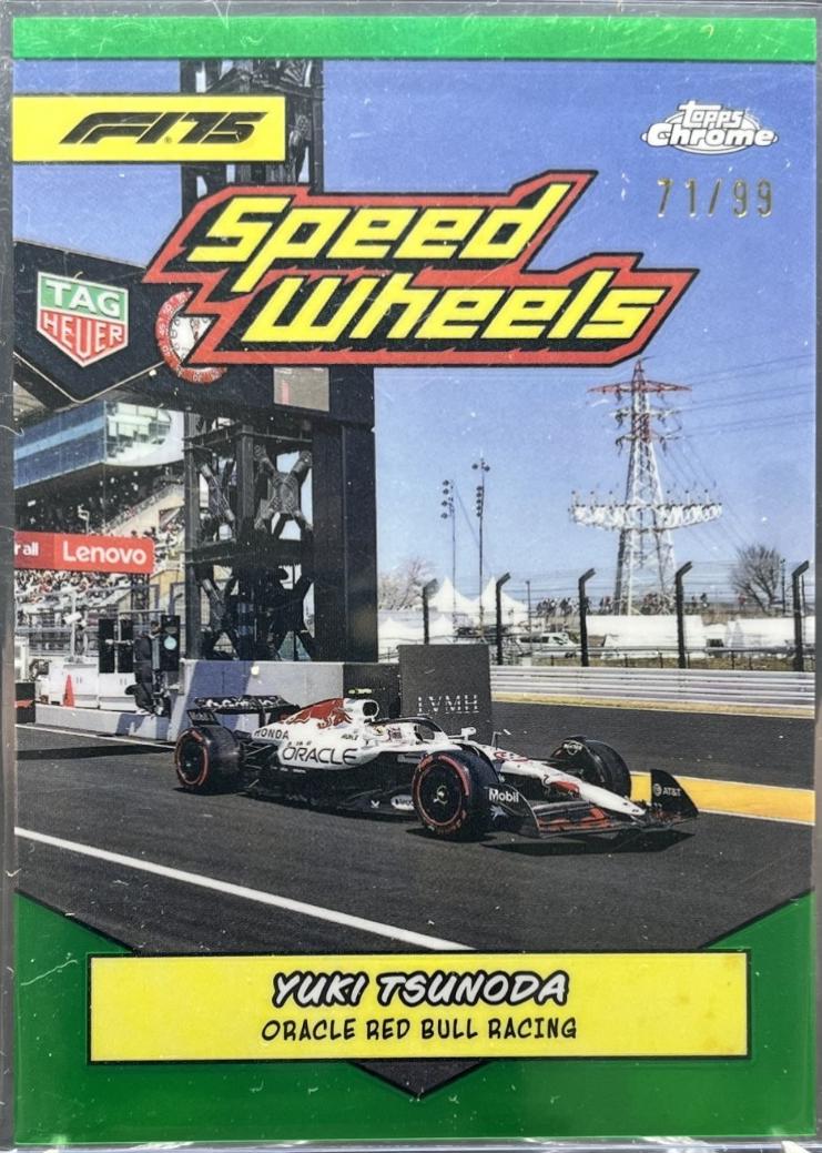 Yuki Tsunoda [Green Refractor] #75-RBR