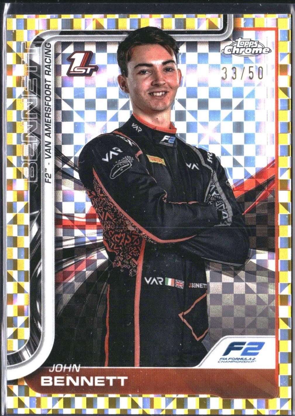 John Bennett [Gold Checker Flag Refractor] #41