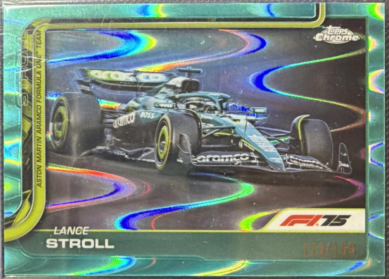 Lance Stroll [Aqua Raywave Refractor] #82