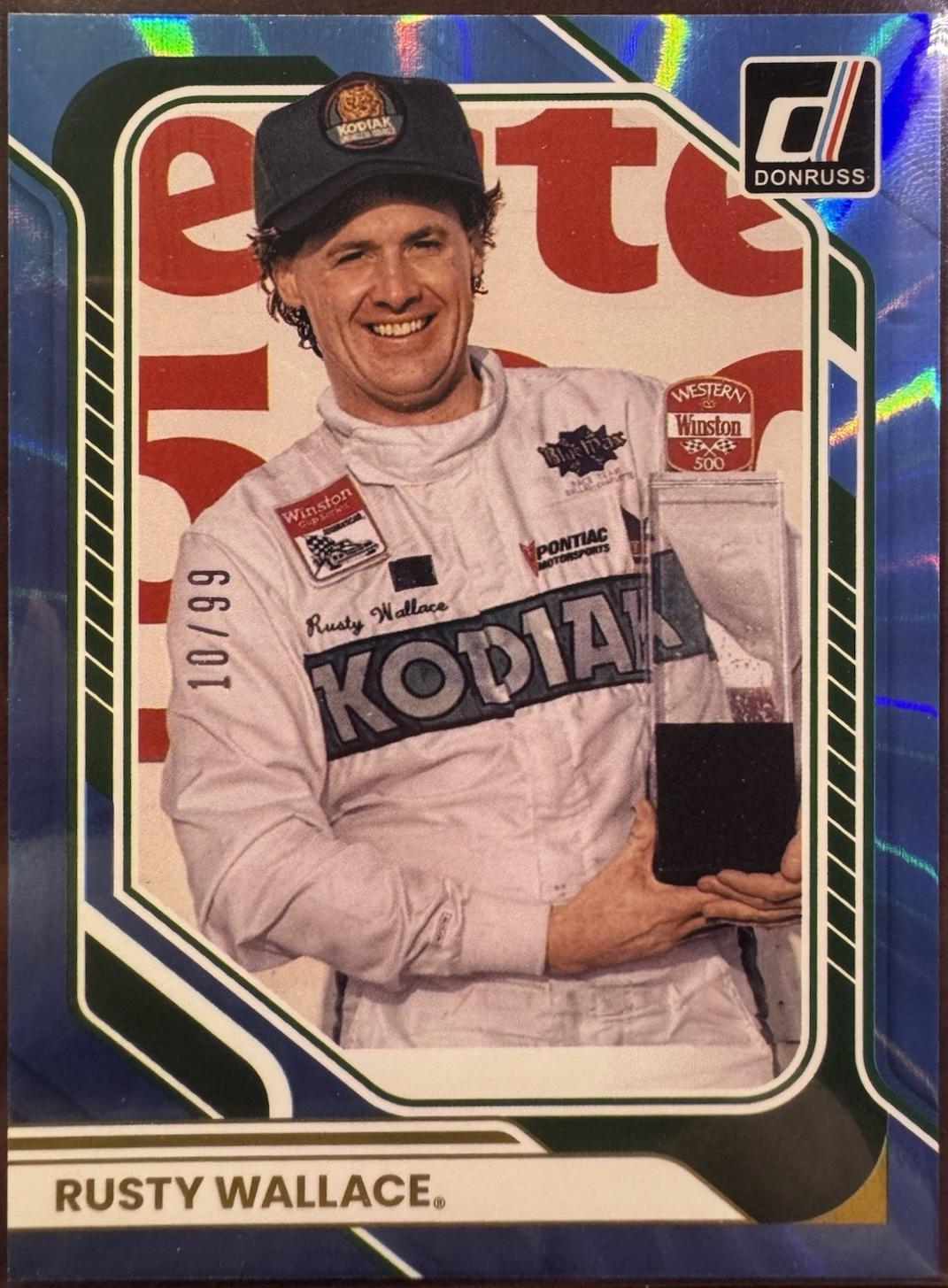 Rusty Wallace [Carolina Blue Laser] #10
