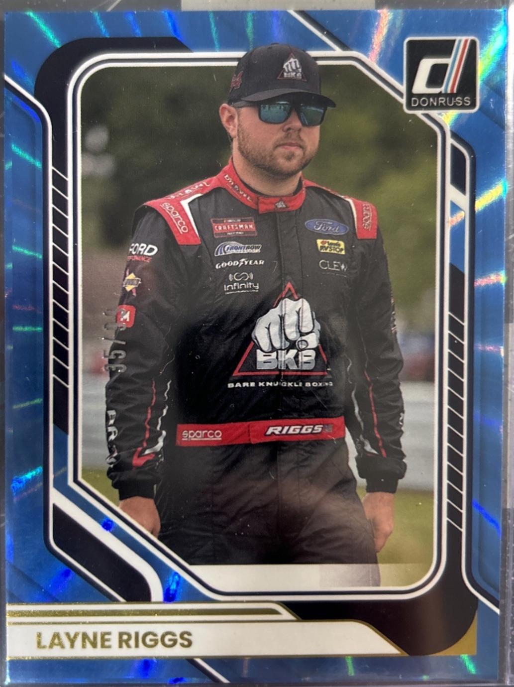 Layne Riggs [Carolina Blue Laser] #35