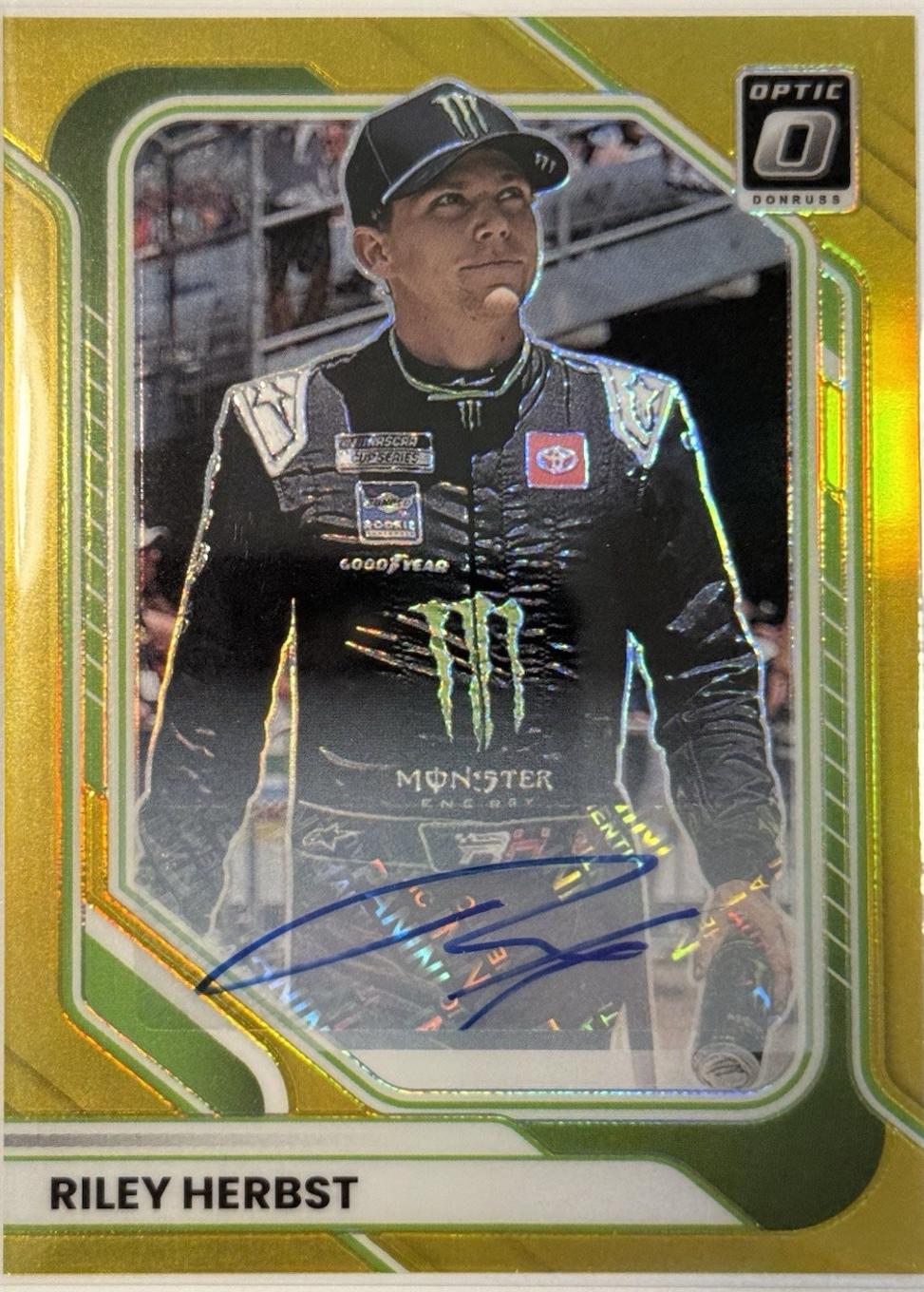 Riley Herbst [Gold Optic Signature] #68