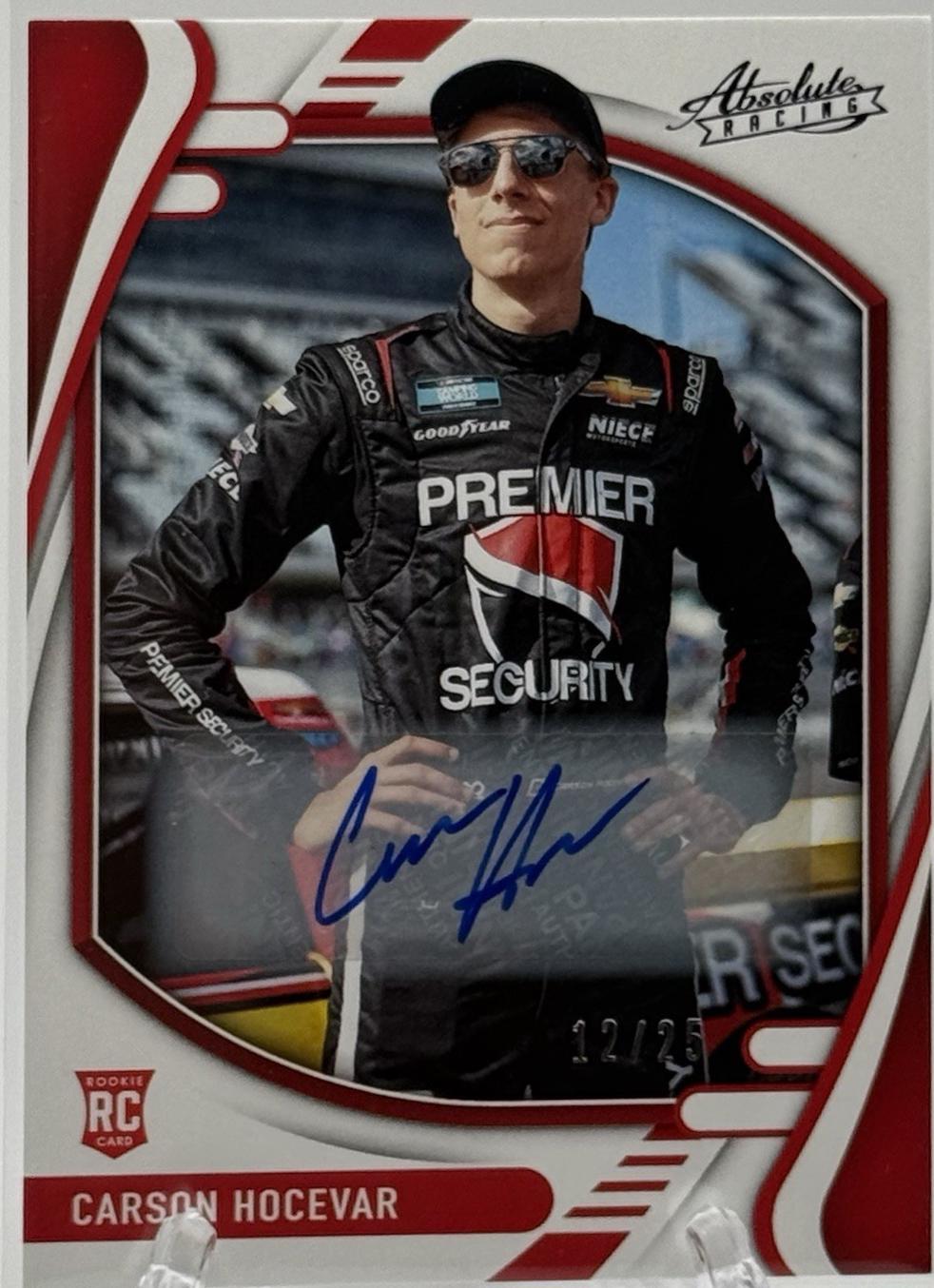 Carson Hocevar [Autograph Purple] #19