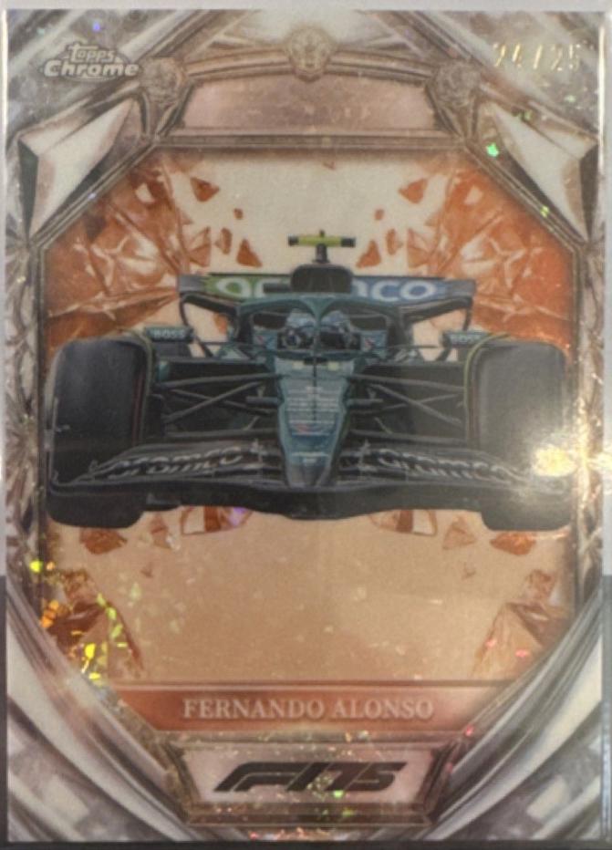 Fernando Alonso [Orange Mini-Diamond Refractor] #D75-29