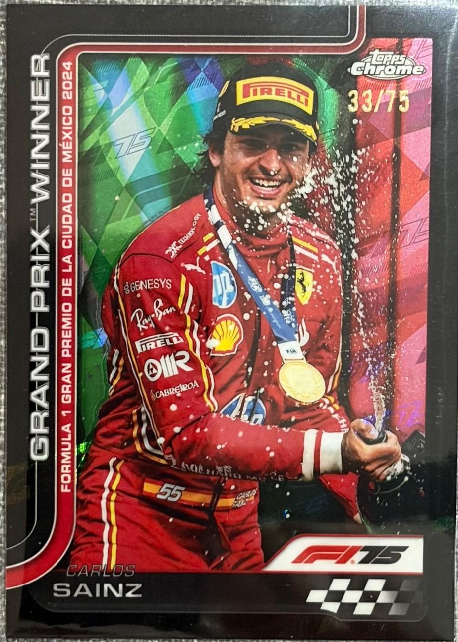 Carlos Sainz [Black Refractor] #112