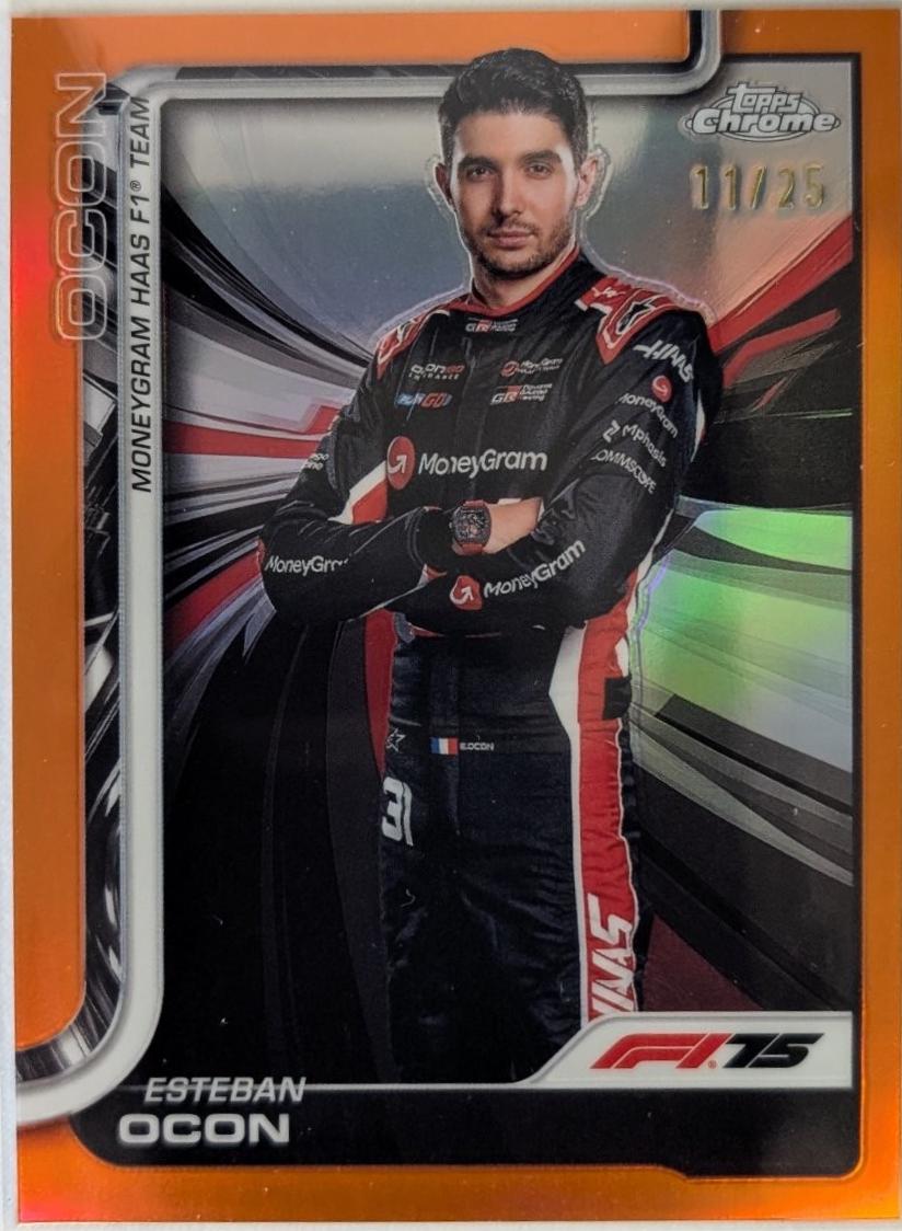 Esteban Ocon [Orange Refractor] #13
