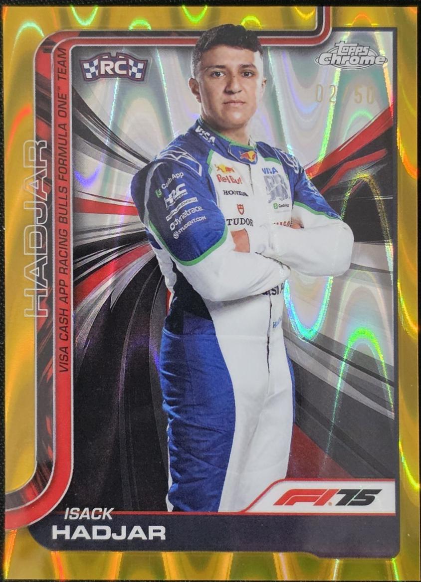Isack Hadjar [Gold RayWave Refractor] #12