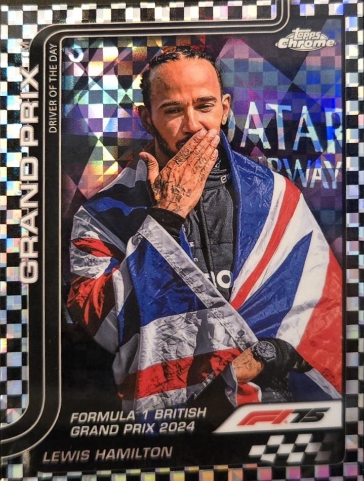 Lewis Hamilton [Black Checker Flag Refractor] #133
