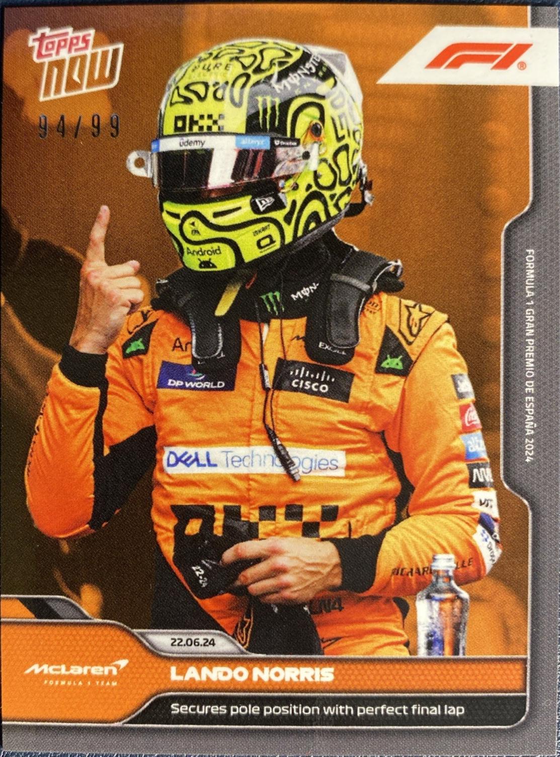 Lando Norris [Orange] #28