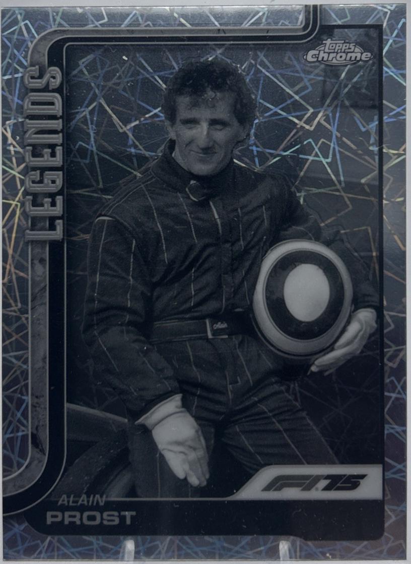 Alain Prost [Black White Lazer Refractor] #149