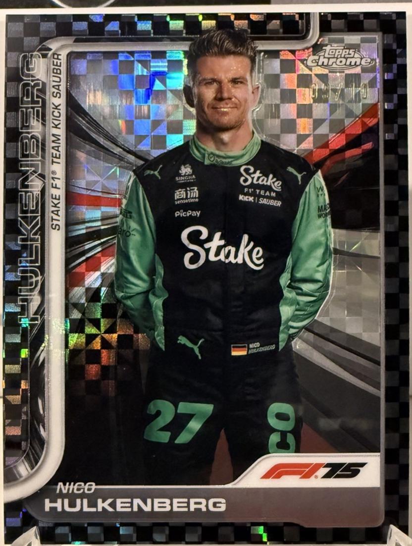 Nico Hulkenberg [Black Checker Flag Refractor] #19