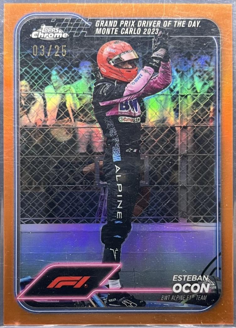 Esteban Ocon [Orange Refractor] #164