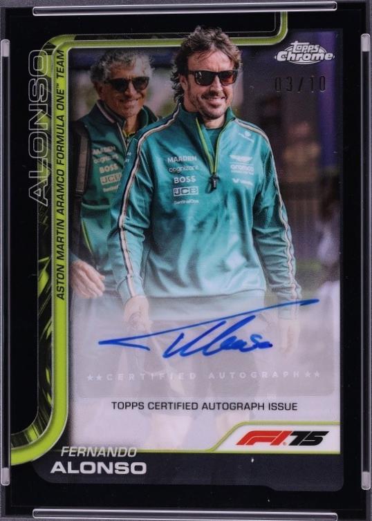 Fernando Alonso [Black RayWave] #CAC-ALO