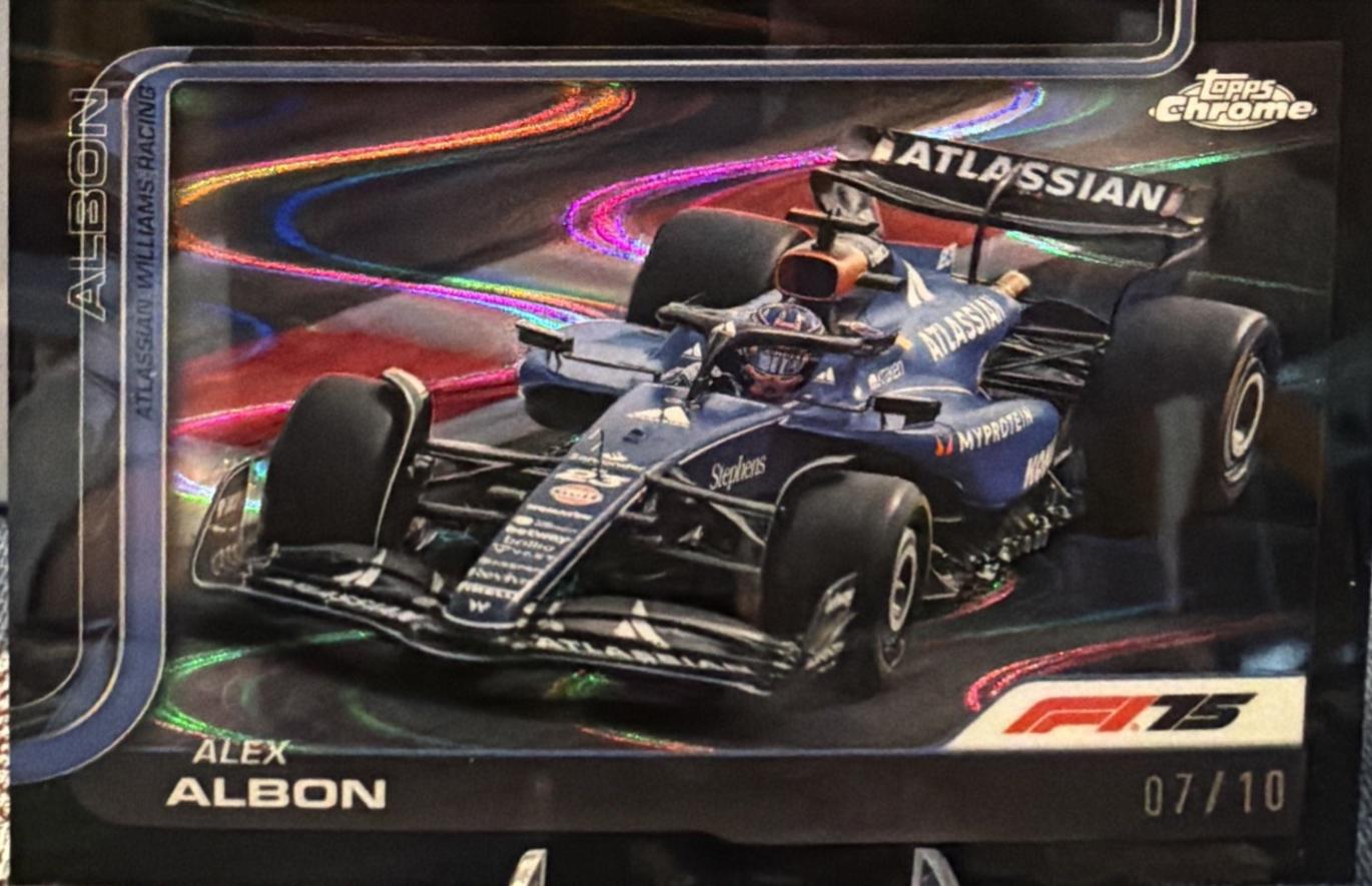 Alex Albon [Black RayWave Refractor] #89