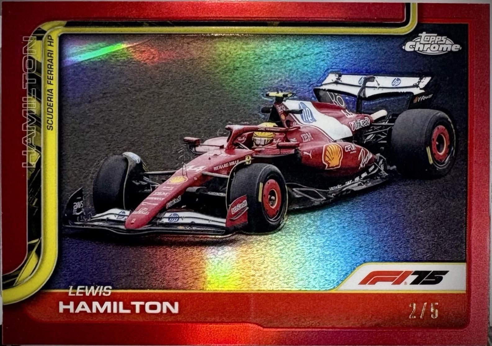 Lewis Hamilton [Red Refractor] #76