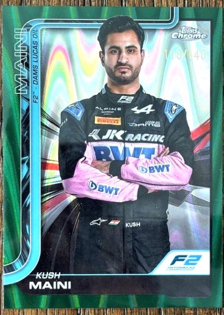 Kush Maini [Forest Green Raywave Refractor] #32