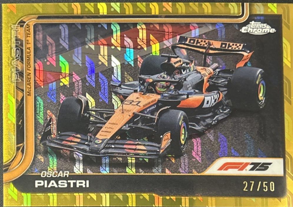 Oscar Piastri [Gold Refractor] #78