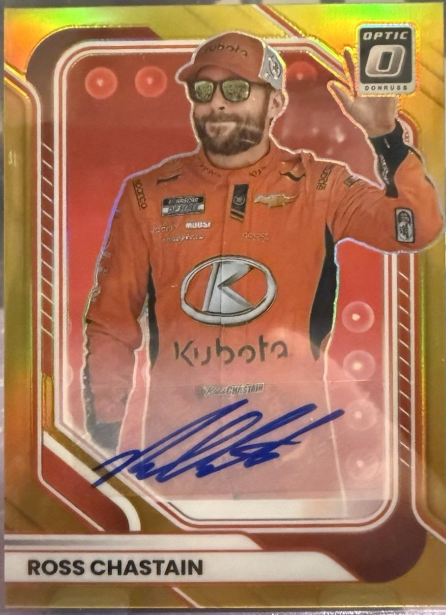 Ross Chastain [Gold Optic Signature] #21