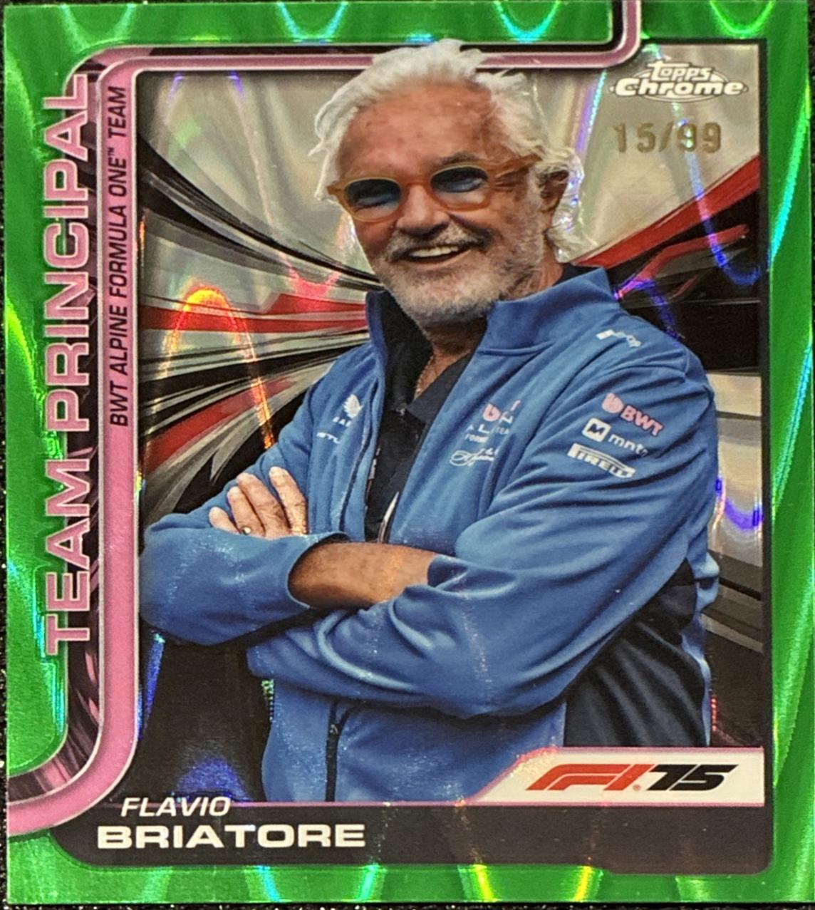 Flavio Briatore [Green RayWave Refractor] #199