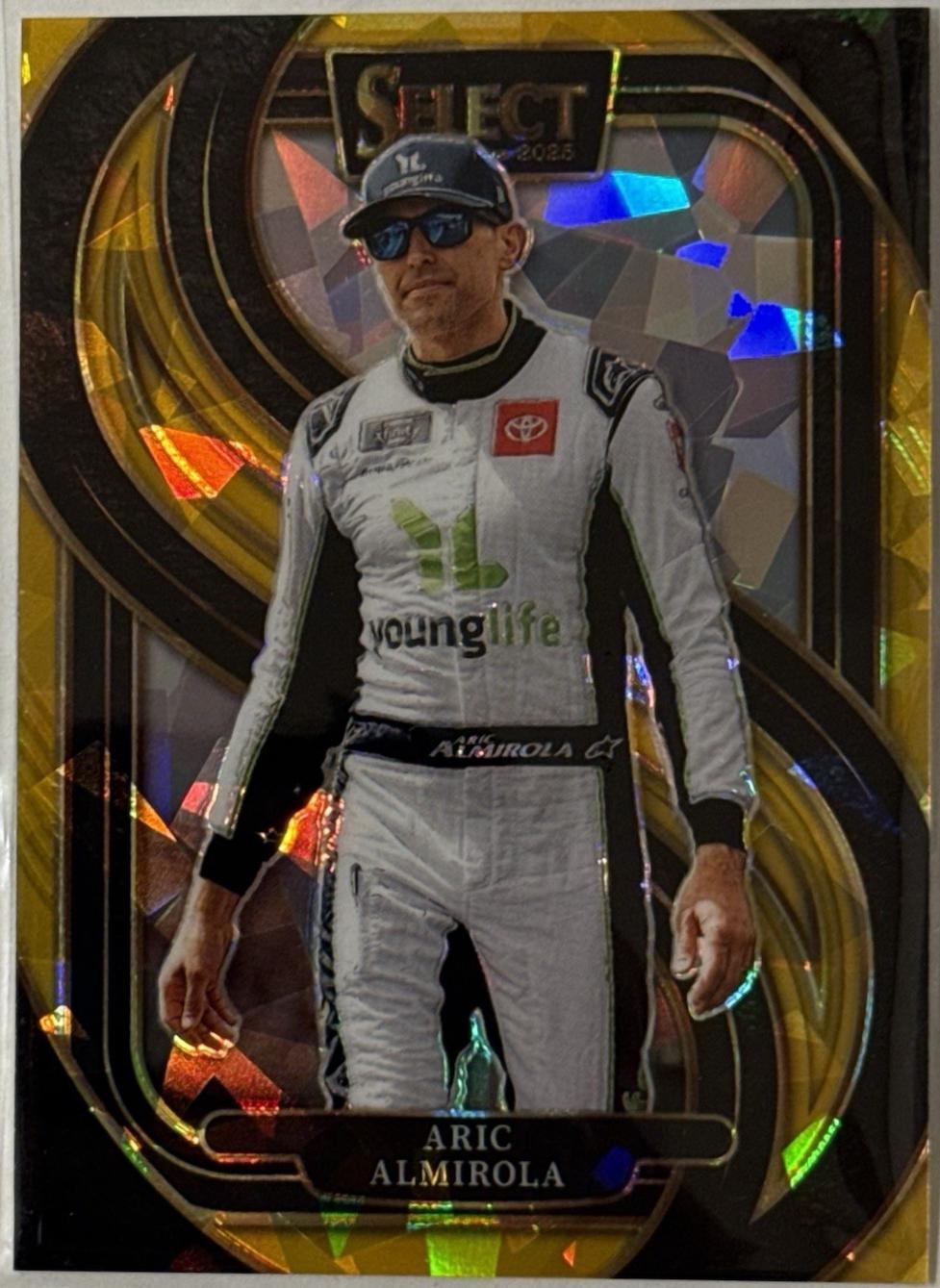 Aric Almirola [Gold Ice Prizm] #297