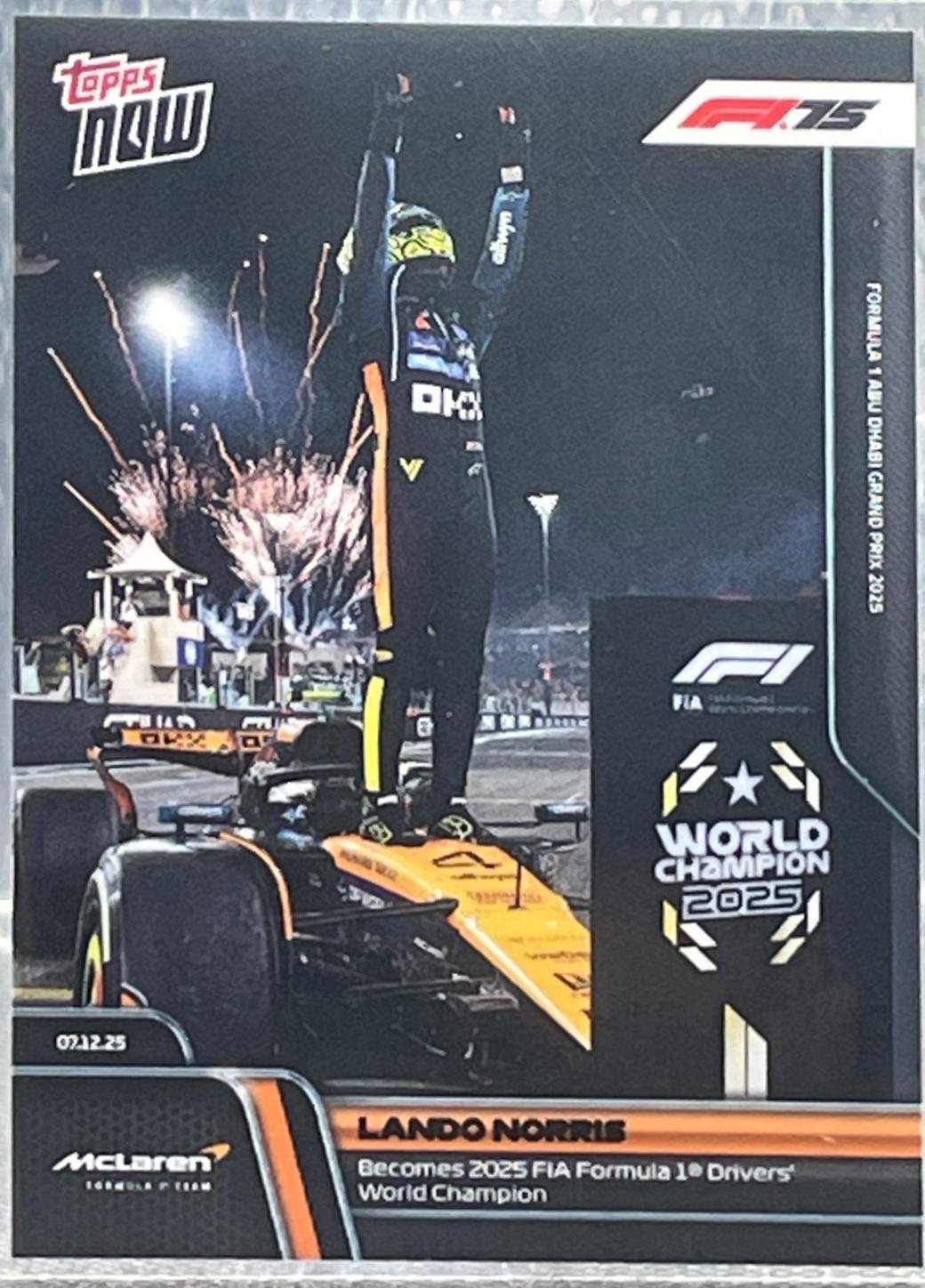 Lando Norris [Drivers World Champion]