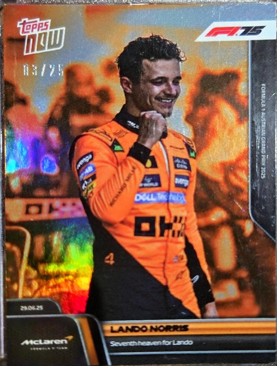 Lando Norris [Orange Autograph F1]