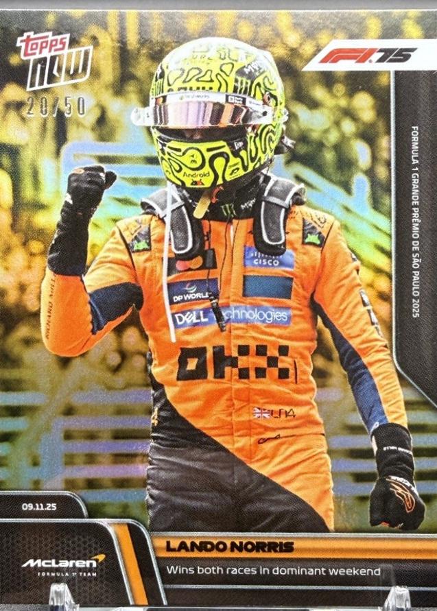 Lando Norris [Gold Foil] #75