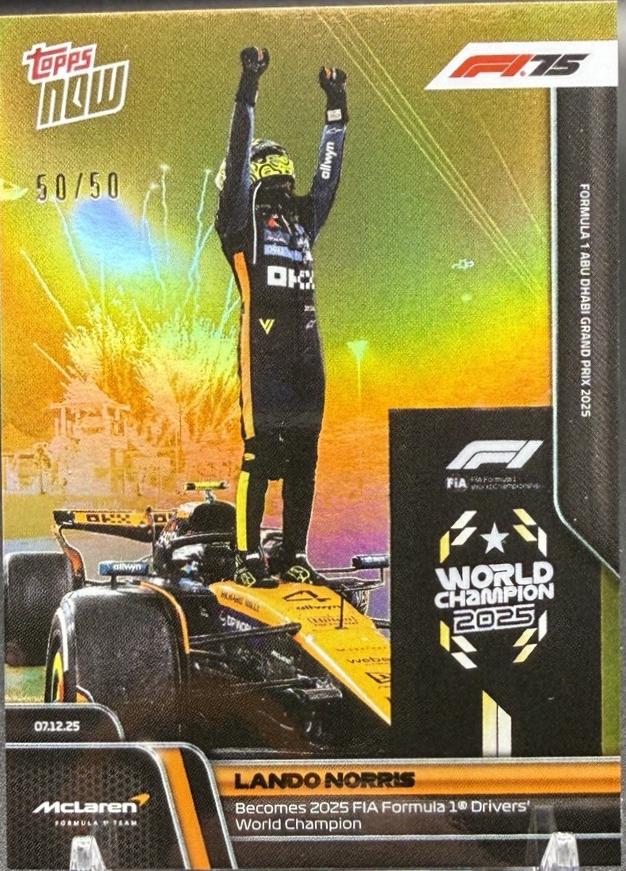 Lando Norris [Gold Foil] #86