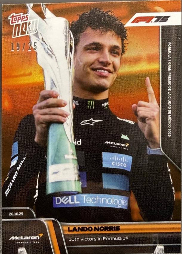 Lando Norris [Orange Foil] #75