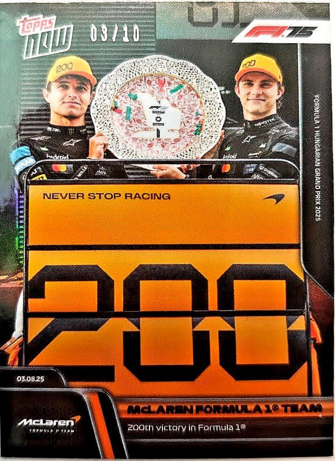 McLaren Formula 1 Team [Black Foil] #054