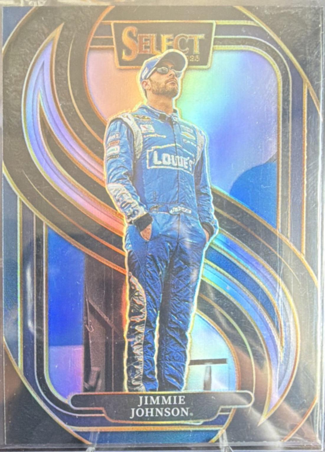 Jimmie Johnson [Black Blue Prizm] #255