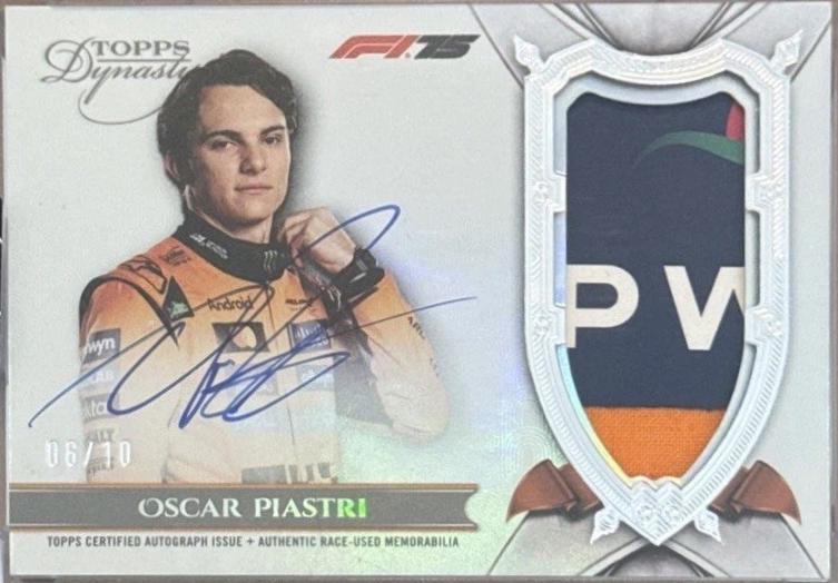 Oscar Piastri [Black Autograph F1]