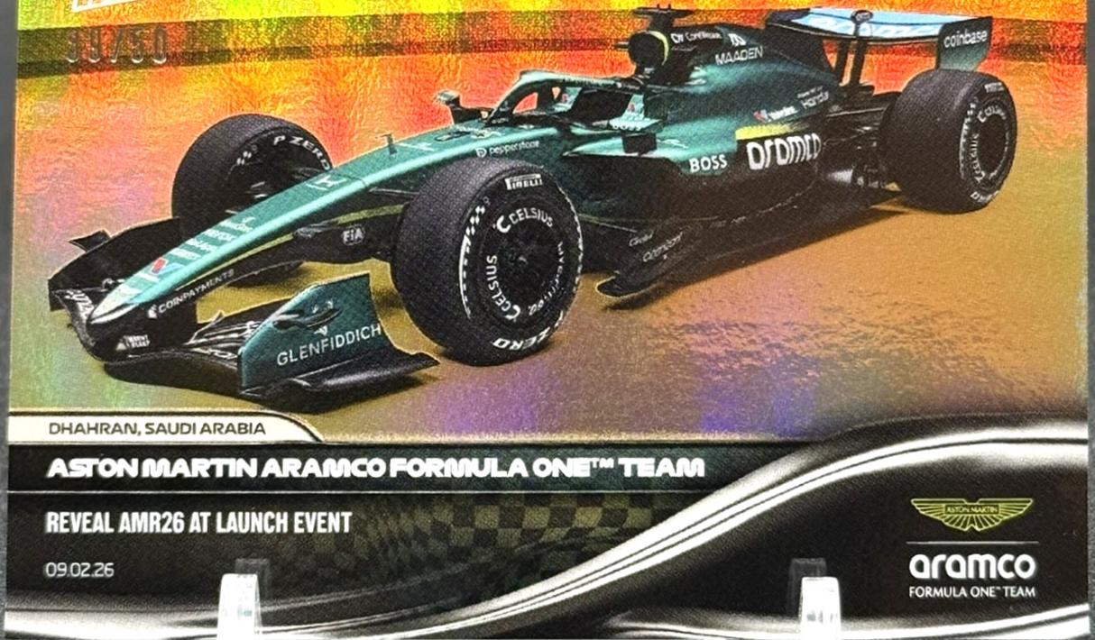 Aston Martin Aramco F1 Team [Gold Foil] #10