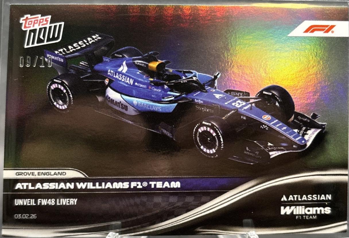 Atlassian Williams F1 Team [Black Foil] #8