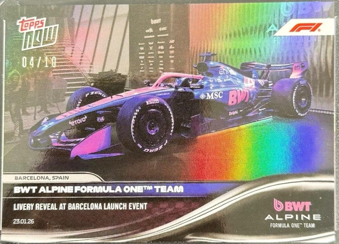 BWT Alpine F1 Team [Black Foil] #5