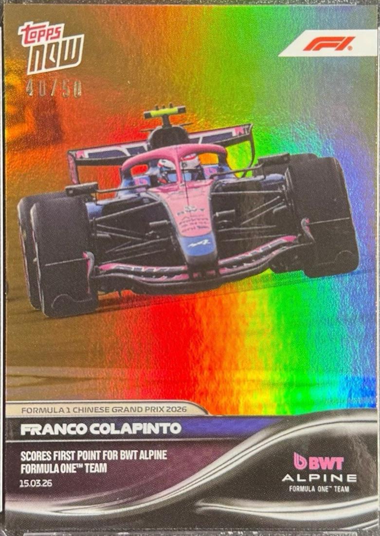 Franco Colapinto [Gold Foil] #19
