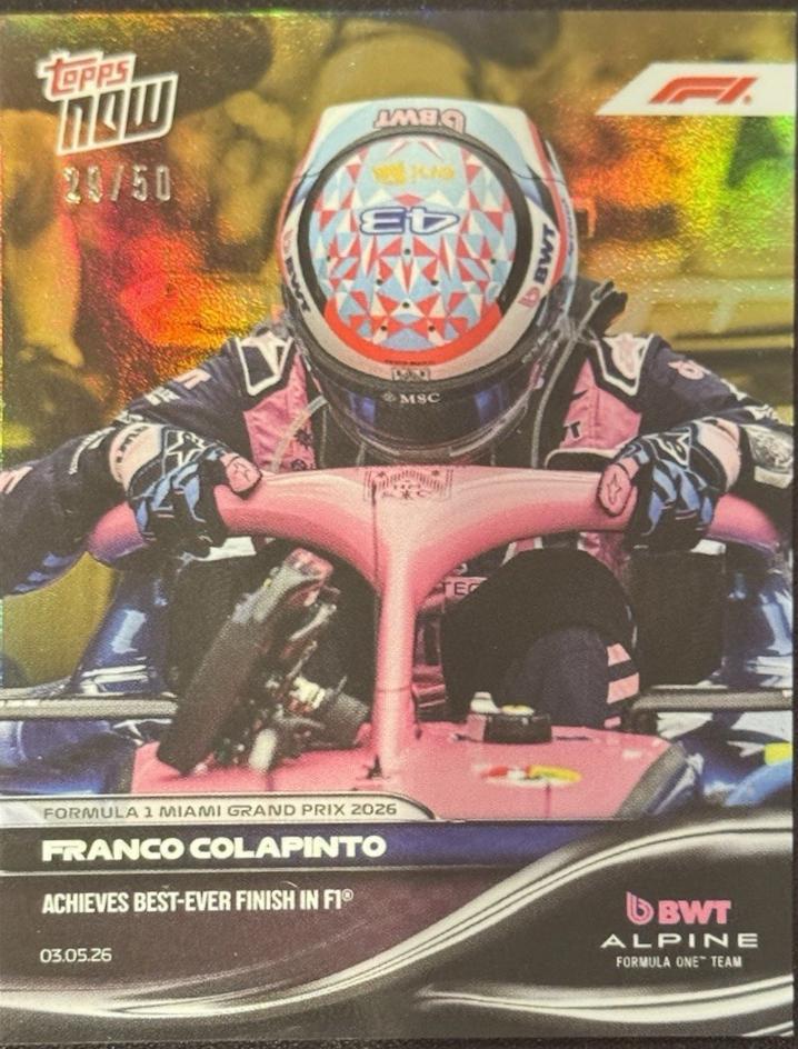 Franco Colapinto [Gold Foil] #27