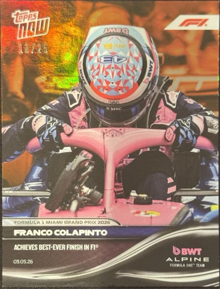 Franco Colapinto [Orange Foil] #27