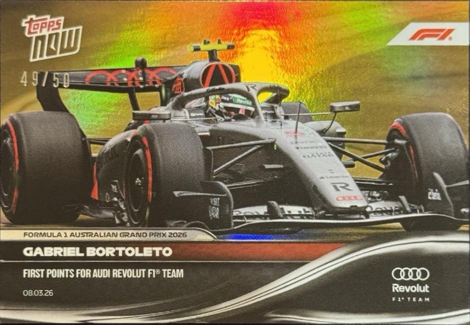 Gabriel Bortoleto [Gold Foil] #16
