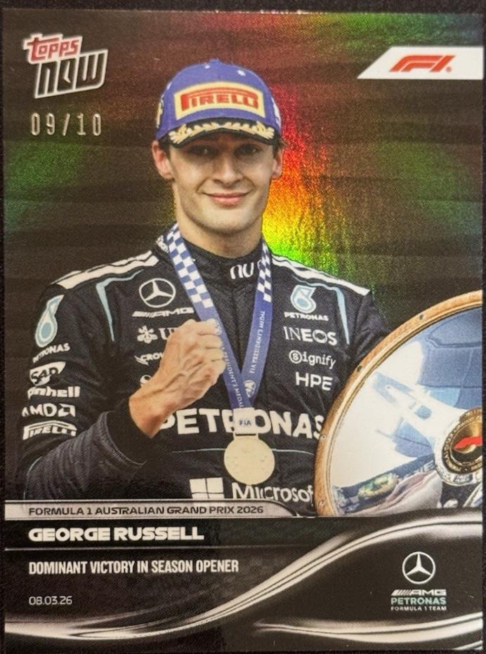 George Russell [Black Foil] #14