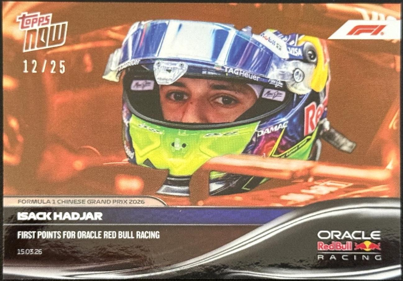 Isack Hadjar [Orange Foil] #20