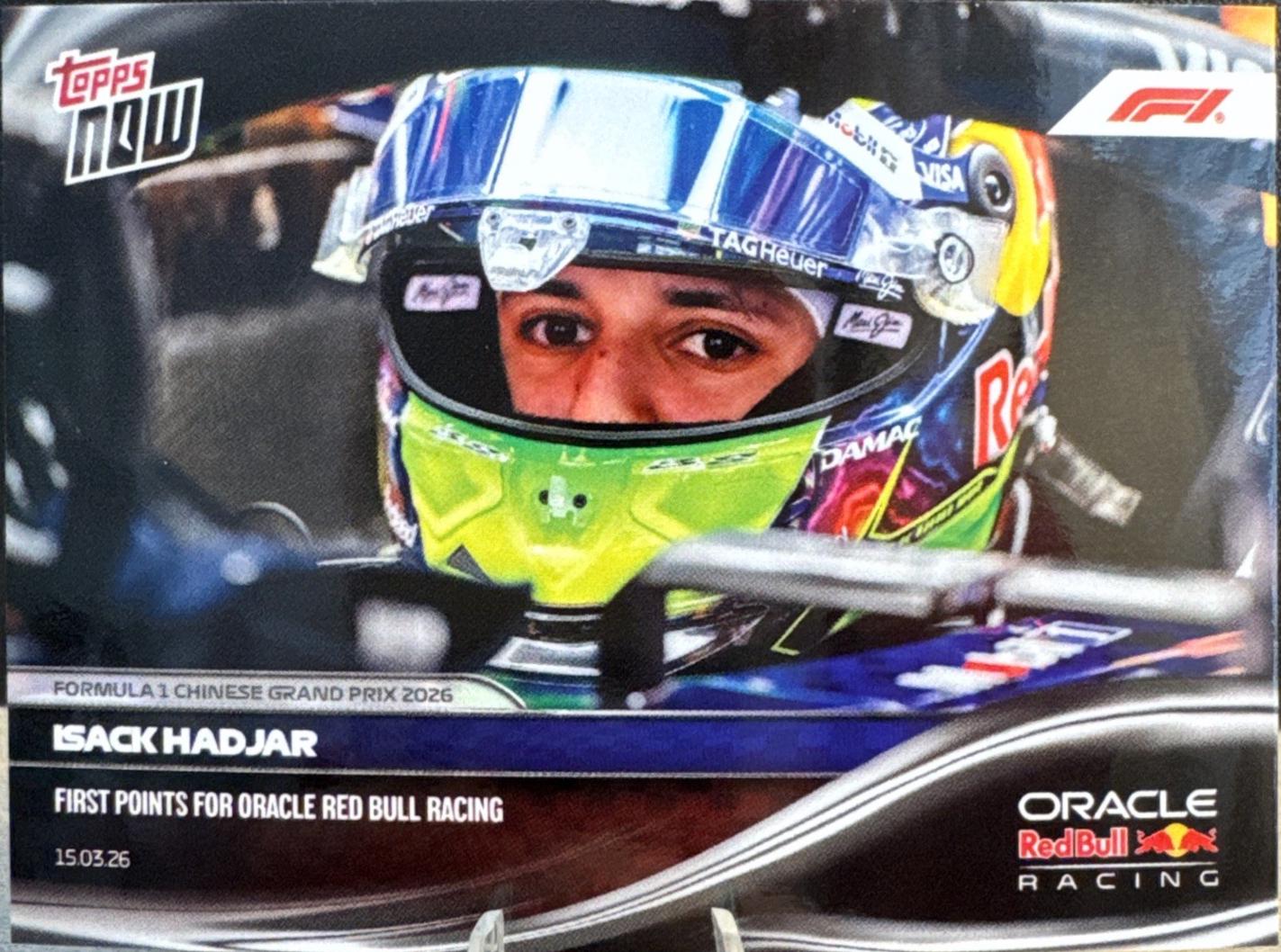 Isack Hadjar [Red Foil] #20