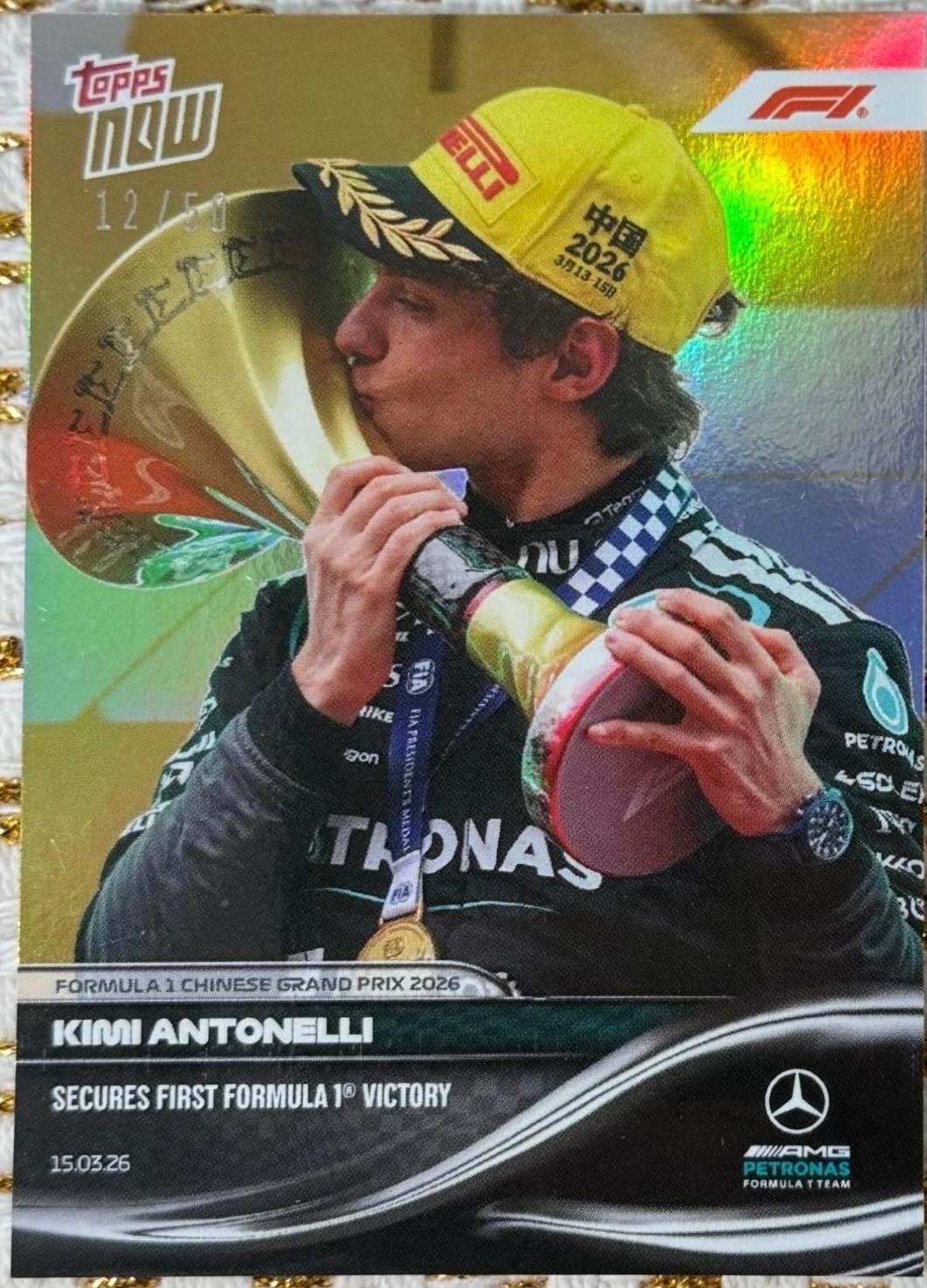 Kimi Antonelli [Gold Foil] #18