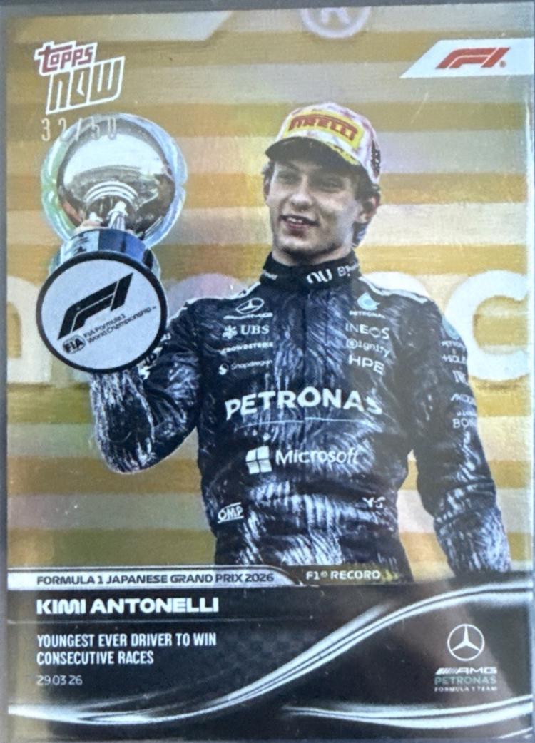 Kimi Antonelli [Gold Foil] #22